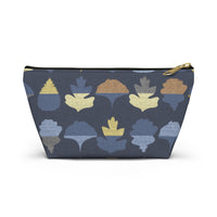Frond Accessory Pouch w T-bottom in Indigo